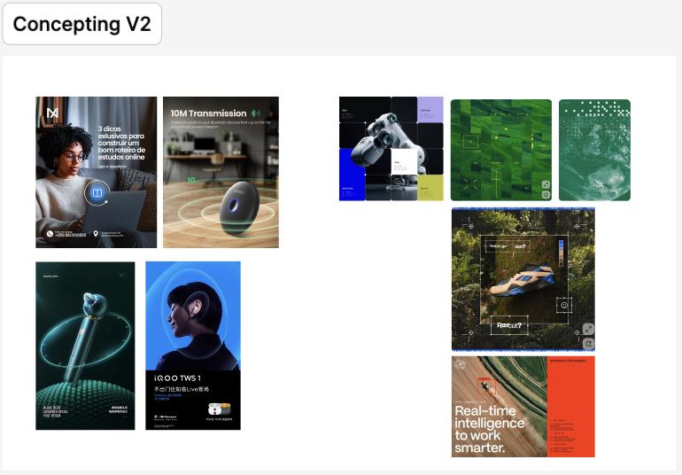Restart — fresh references for a new direction
