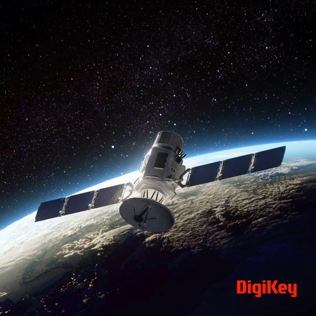 DigiKey Global Campaigns — Satellite NTN & GNSS — social key visual